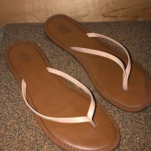 Tan Flip-Flops